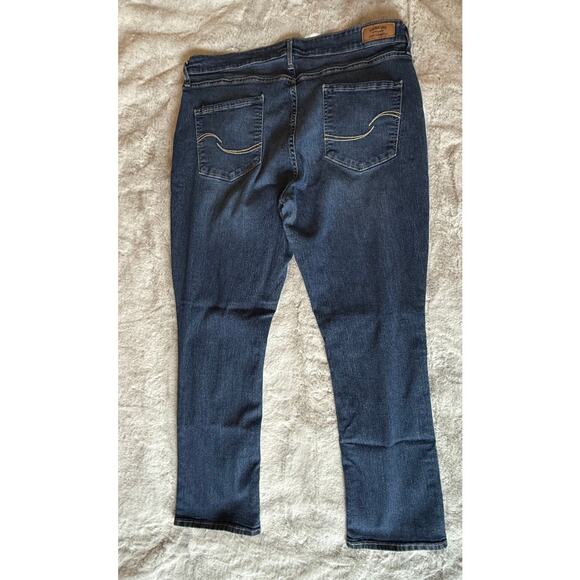 Signature by Levi Strauss Men’s Straight Leg Jeans W34 L32 Dark Wash Denim - Picture 2 of 6